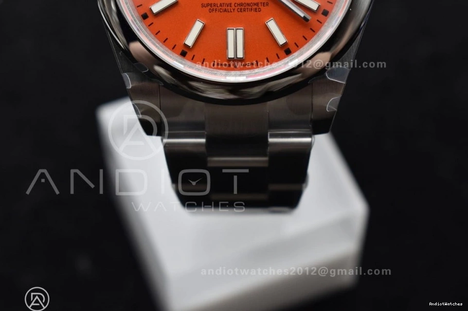 Dial Edition A EasyCare Orange DIWF 946 41mm Perpetual 124300 Oyster Steel 1:1 904L Best 0925